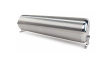 Load image into Gallery viewer, 24&quot; FLO Tank - (2) 1/4&quot;, (2) 3/8&quot;, (1) 1/8&quot; end ports, &amp; (1) 1/8&quot; drain port - 24&quot;L x 6&quot; D x 6 3/4&quot;H - Raw end caps with brushed tube (Includes two mounting brackets)