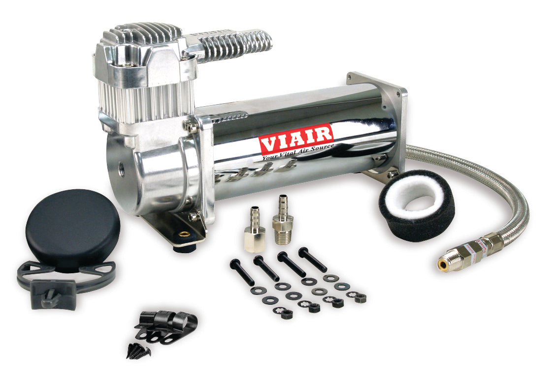 Viair 444C Compressor - Chrome, 200 PSI