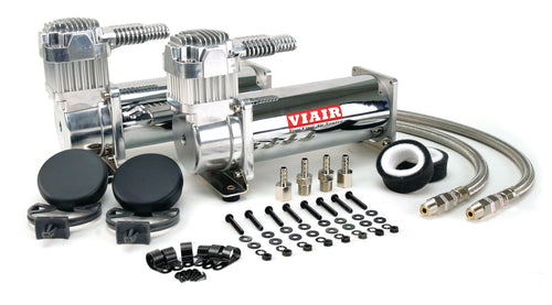 Viair 444C Dual Pack Compressor - Chrome, 200 PSI