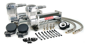 Viair 444C Dual Pack Compressor - Chrome, 200 PSI
