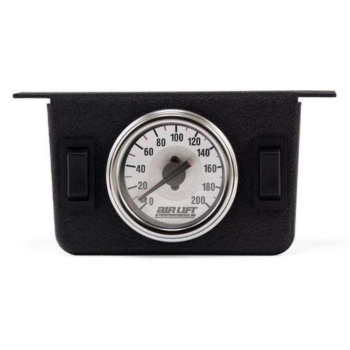 Dual Needle Gauge Panel with two switches - 200 PSI